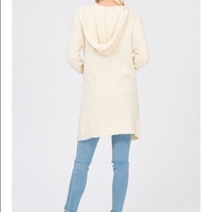 Long Sleeve Open Hoodie Cardigan